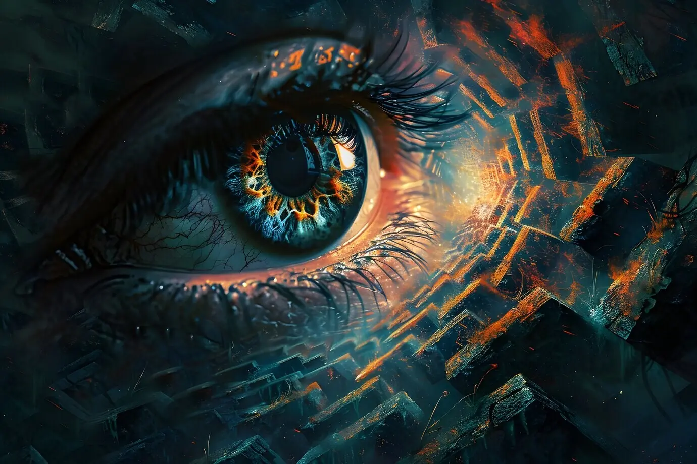 Illustration eines Fantasy-Auges